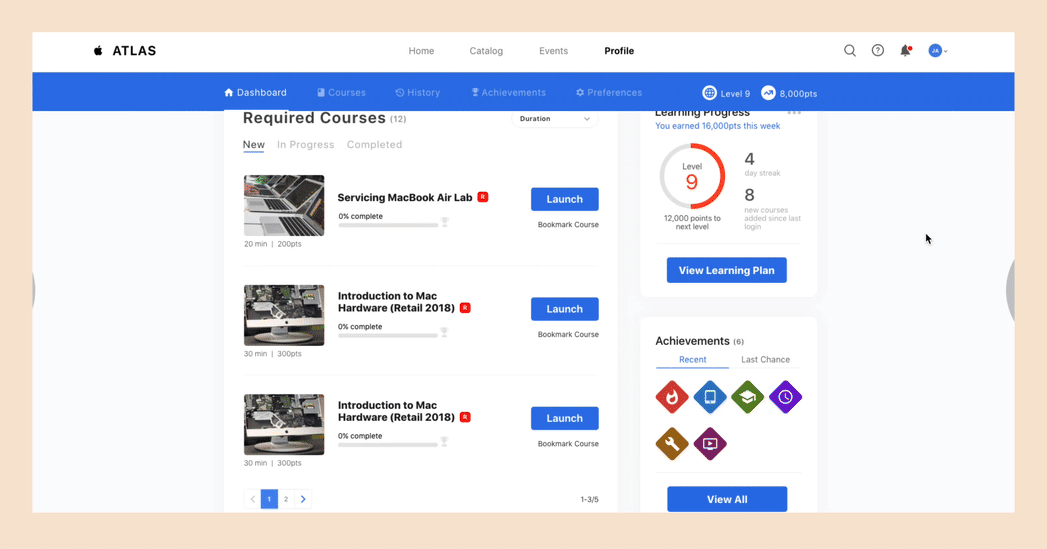 Apple - Training Platform